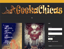 Tablet Screenshot of geekachicas.net